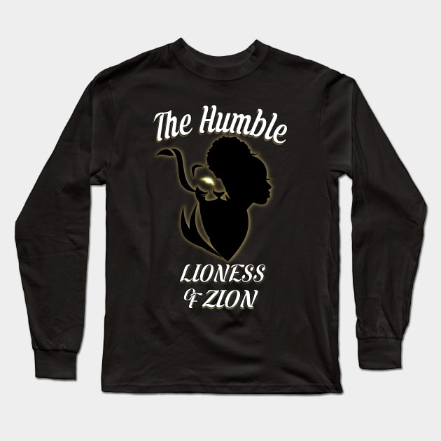 Lioness of Zion Lioness Queen of Israel Long Sleeve T-Shirt by Sons of thunder